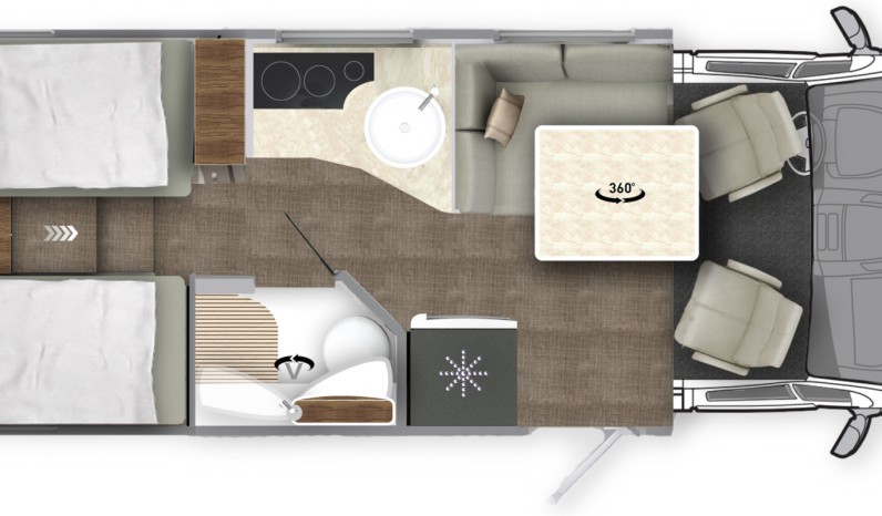 Eura  Mobil Contura 710EB full