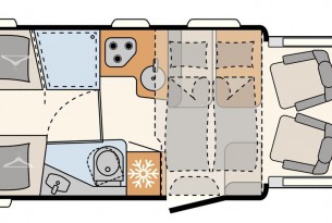 DETHLEFFS TREND T7057 EB PAVILLON full