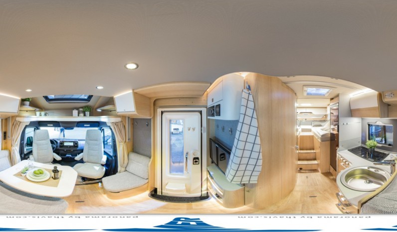 HYMER B-MC T550 WHITE LINE PAVILLON full