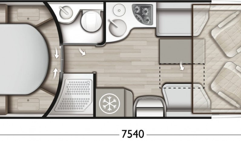 MOBILVETTA K YACHT TEKNO LINE alko 90 full