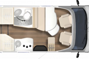 BURSTNER TRAVEL VAN T620G full